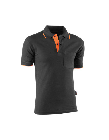 POLO M/CORTA ALGODON NEGRO M