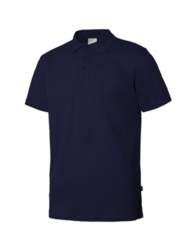 POLO M/CORTA STRETCH AZUL M