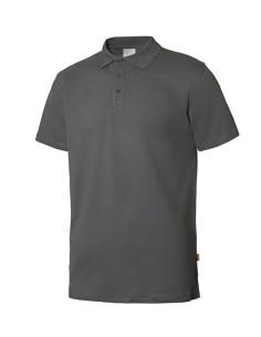 POLO M/CORTA STRETCH GRIS M