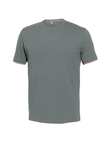 CAMISETA ALGODON M/CORT GRIS S