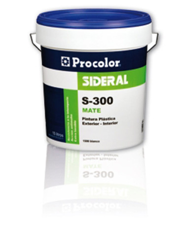 PINTURA PLASTICA MATE S-300 15 L