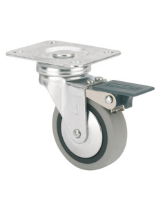 RUEDA GOMA GRIS (B) 40 MM