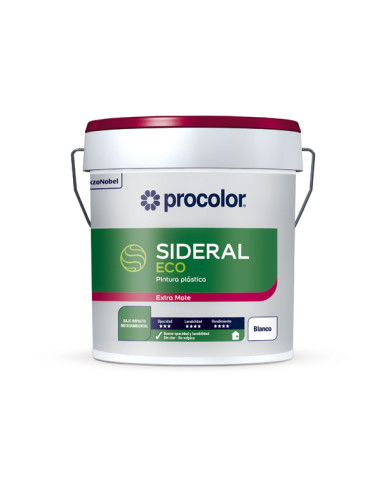 PINTURA PLASTICA MATE SIDERAL ECO 15 L