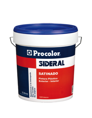 PINTURA PLASTICA SATINADA 505 15 L