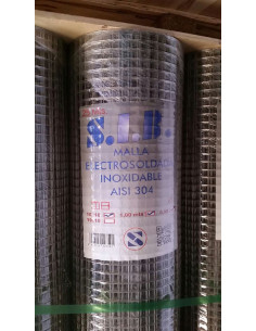 MALLA SOLDADA INOX R25X1M 16X16X0,9