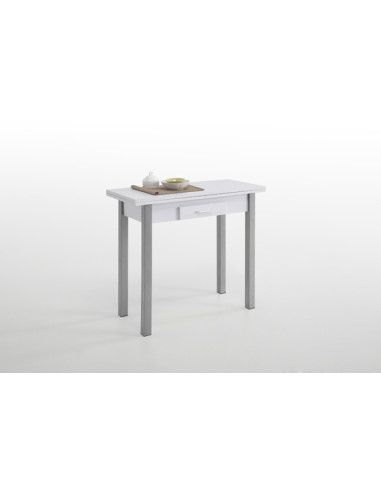 MESA COCINA LIBRO BLANCA 1CJ 40-80X90