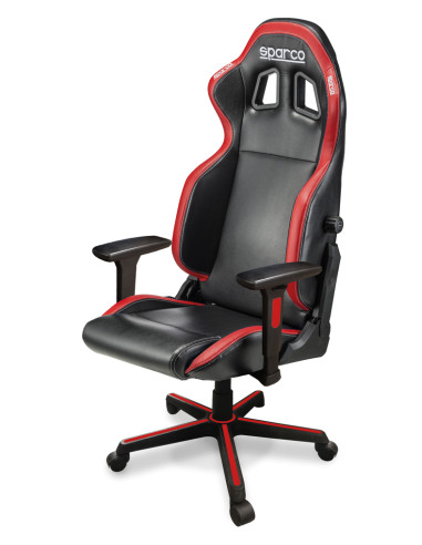 SILLON PIEL OFICINA-GAMING ROJO