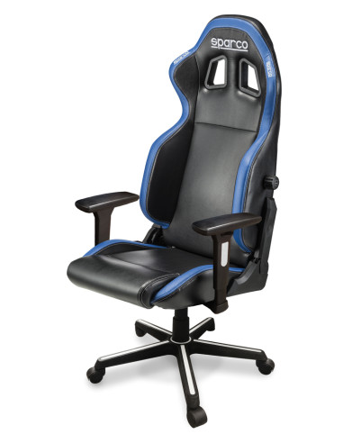 SILLON PIEL OFICINA-GAMING AZUL