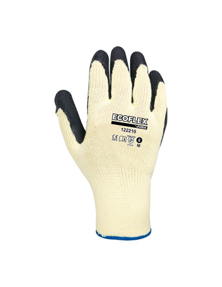 GUANTE POLIESTER/ALGODON LATEX T.10