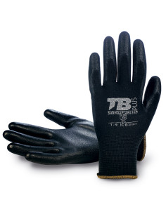 GUANTE POLIESTER NEGRO T.10