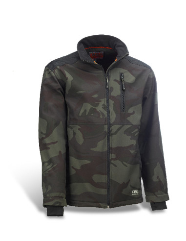 CAZADORA CORTAVIENTO CAMUFLAJE XL