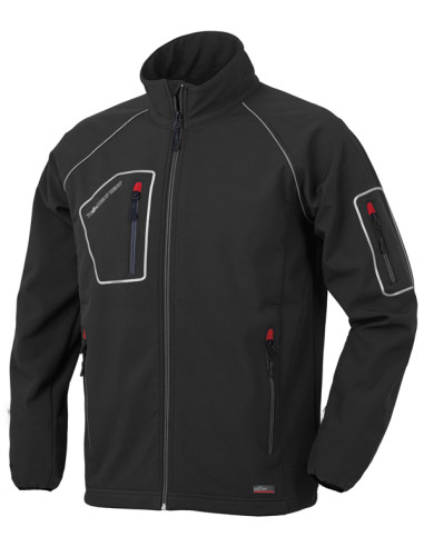 CHAQUETA SOFTSHELL 4B NEGRA M