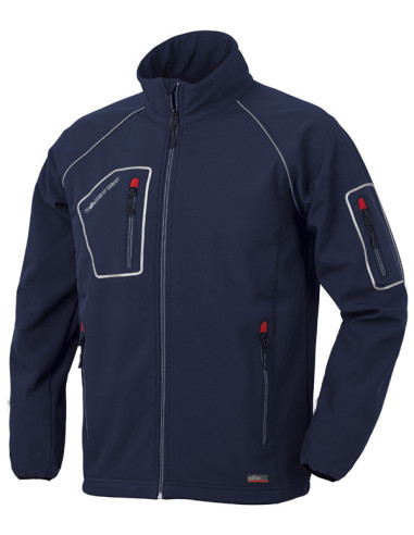 CHAQUETA SOFTSHELL 4B AZUL M