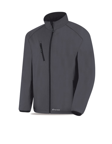 CHAQUETA SOFTSHELL GRIS XXL