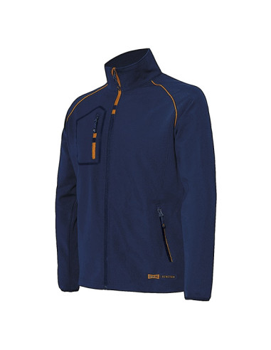 CHAQUETA SOFTSHELL AZUL M