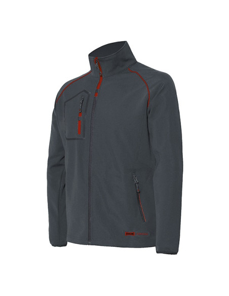 CHAQUETA SOFTSHELL GRIS L