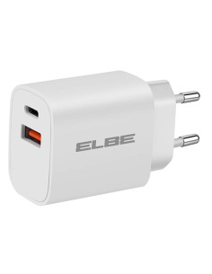 CARGADOR RED QC USB-A+USB-C PD 20 W