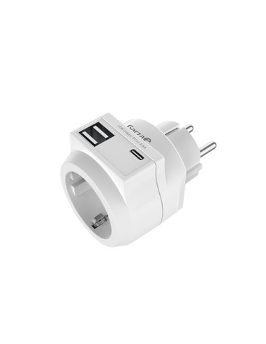 CARGADOR ADAPTADOR 2 USB + 1 USB C