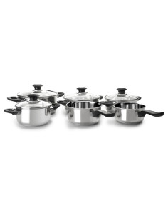 BATERIA COCINA INOX OPTIMA 6 PZAS