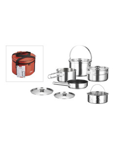 BATERIA COCINA INOX KAMP 5 PZAS