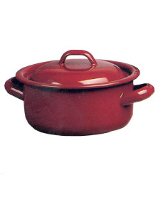 CACEROLA ESMALTE MARRON 30 CM