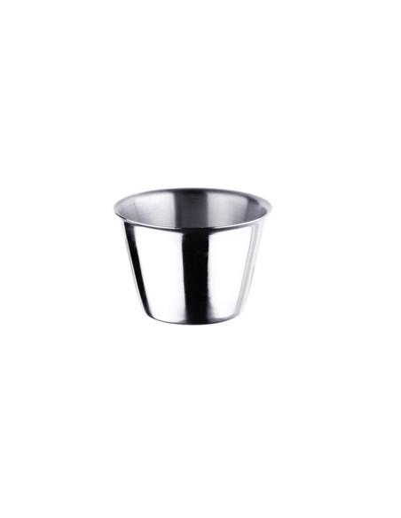 FLANERO ACERO INOX LISO 8X5,5 CM