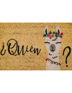 FELPUDO COCO BLANCO QUIEN LLAM 40 X 60 CM