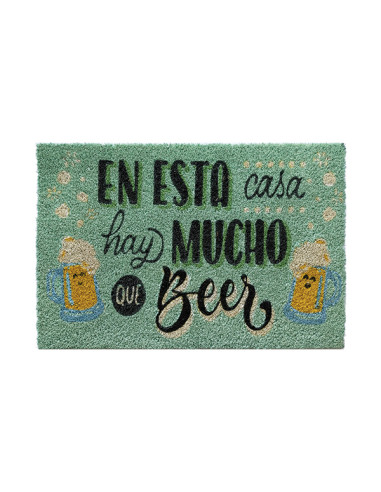 FELPUDO COCO BLANCO MUCHO BEER 40 X 60 CM