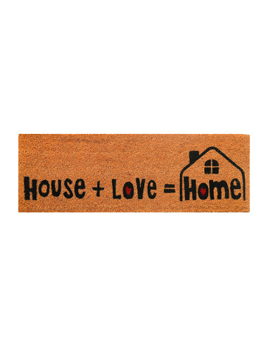 FELPUDO COCO NATURAL HOUSE LOVE 25X75 CM