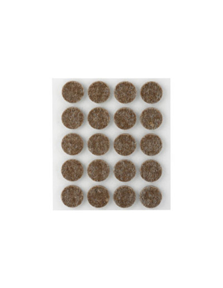 FIELTRO ADHESIVO MARRON 17X3 MM