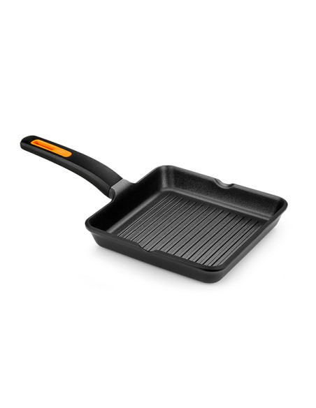 Sartén grill con rayas Efficient Plus BRA aluminio fundido antiadheren