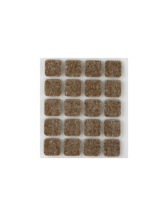 FIELTRO ADHESIVO MARRON 17X17X3MM
