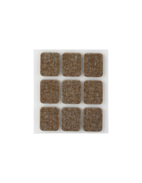 FIELTRO ADHESIVO MARRON 29X23X3 MM
