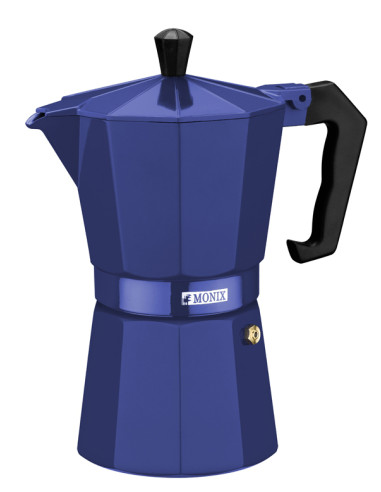 CAFETERA ALUMINIO AZUL 6 TZ