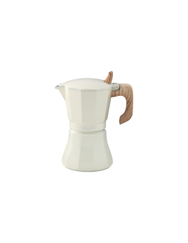 CAFETERA INDUCC. PETRA CREMA 6 TZ