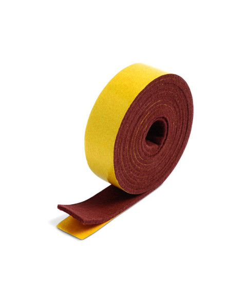 FIELTRO ADH.TIRA MARRON 2 M 25 MM