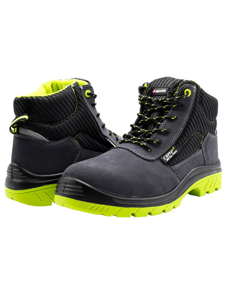 BOTA PIEL SERRAJE +COMP S1P GRIS 44
